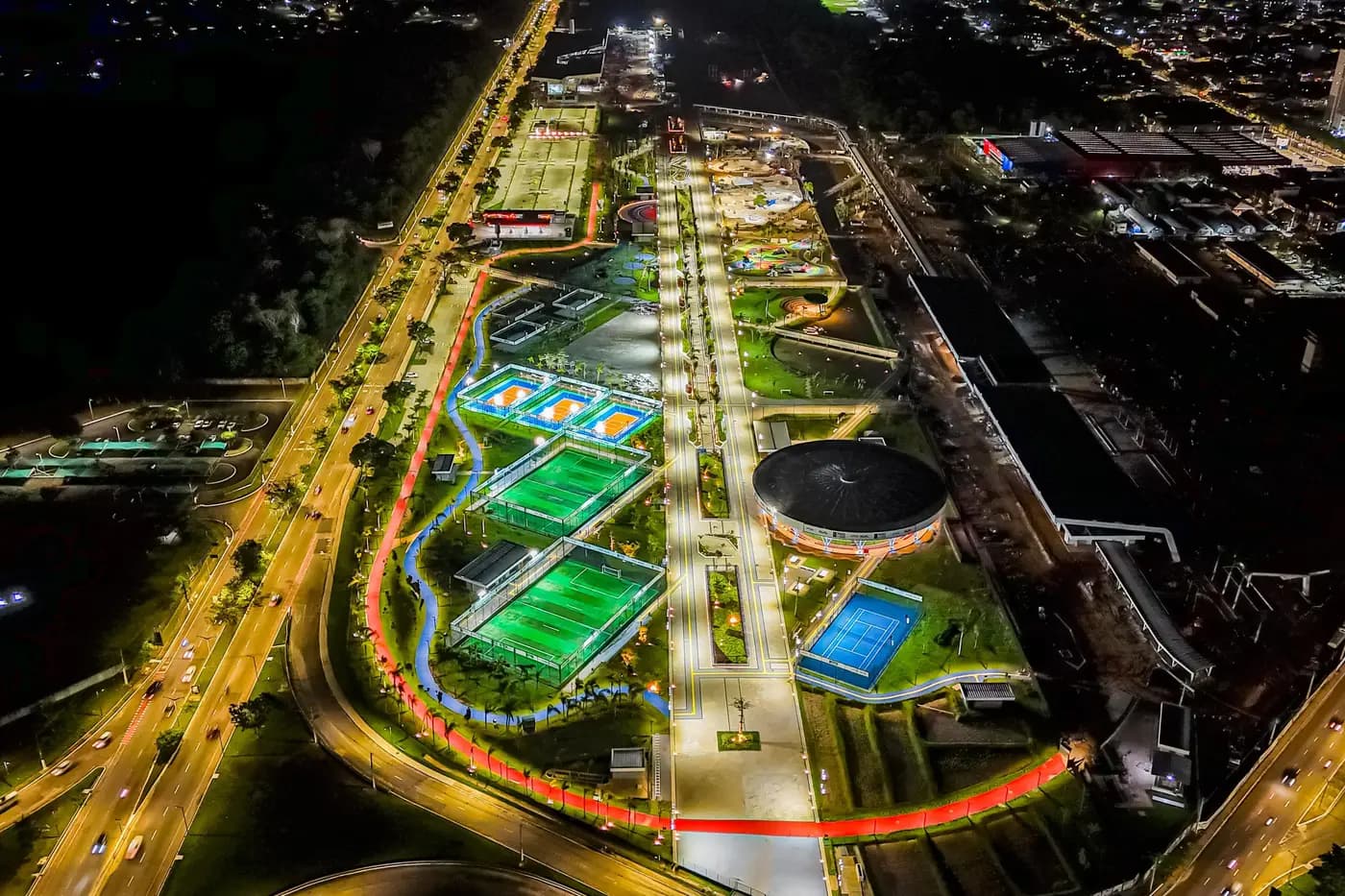 Parque da Cidade será fechado nesta quarta-feira (7) para retirada da decoração natalina