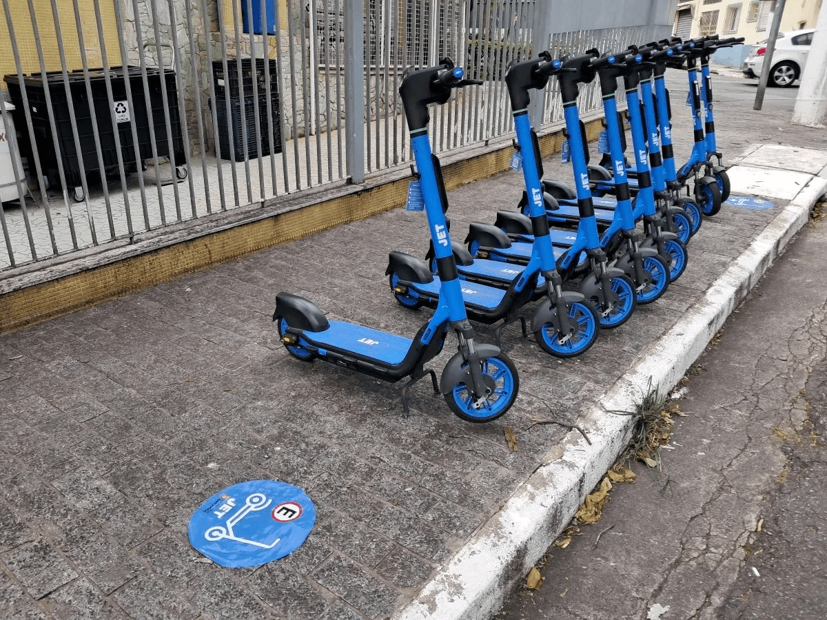 Patinetes elétricos da JET completam 100 dias em Belém com 450 mil viagens