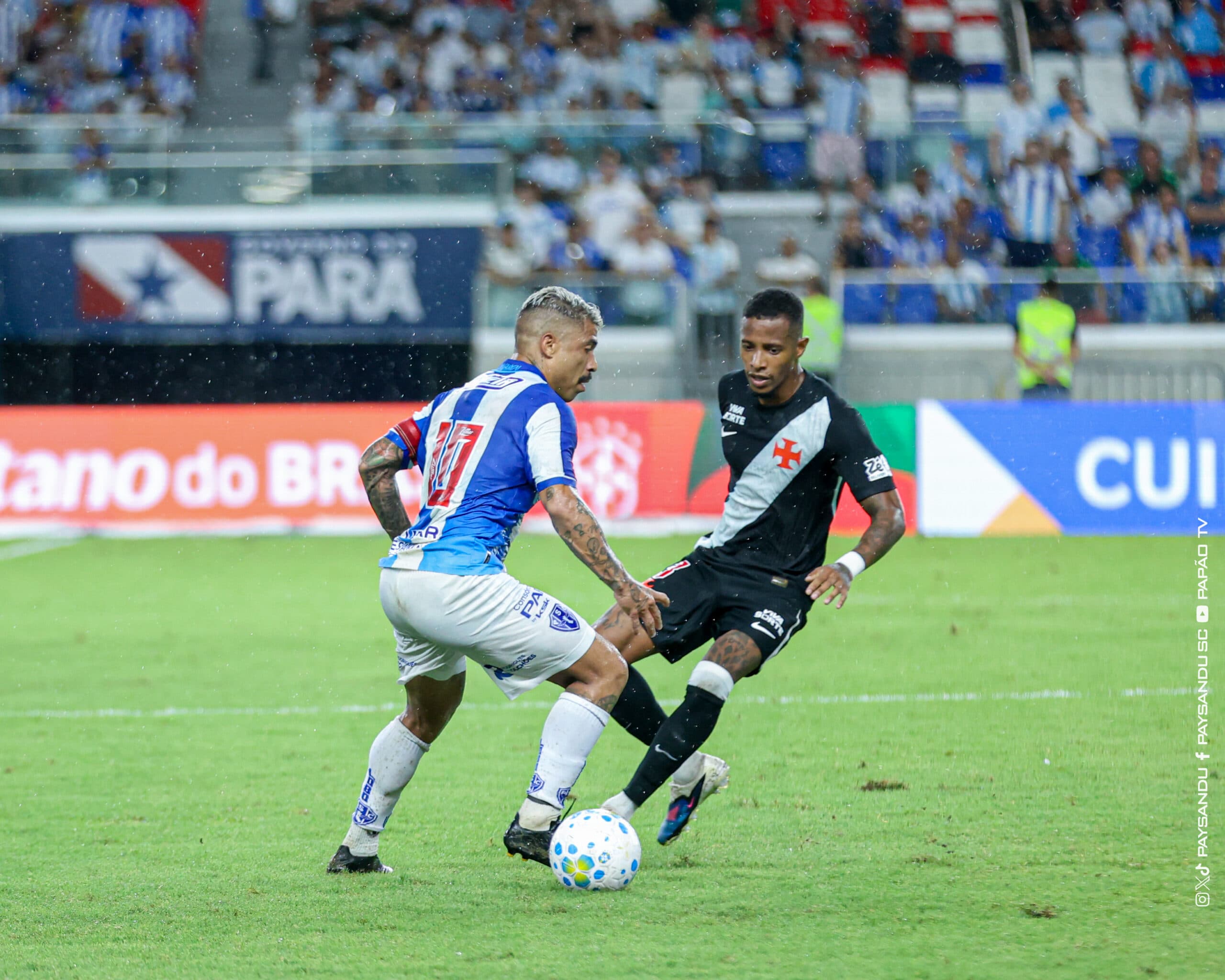 Paysandu tenta reverter placar contra o Vasco na Copa do Brasil após derrota no jogo de ida