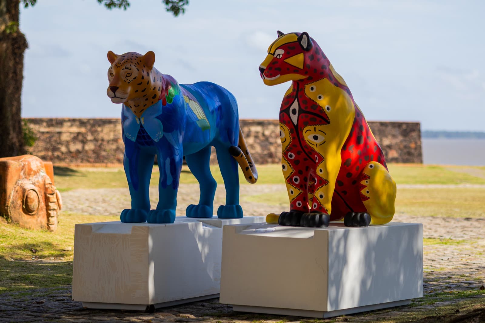 Pintura das onças da Jaguar Parade encerra neste domingo em Belém