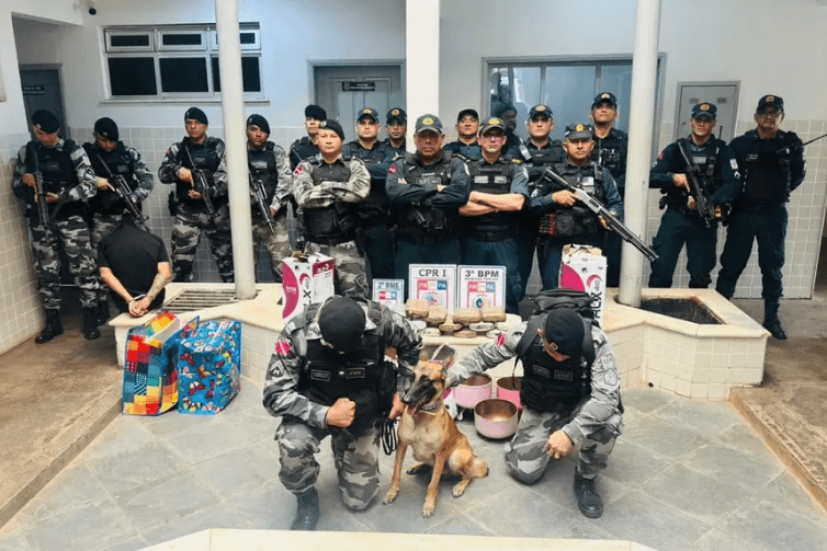 PM apreende 21kg de drogas em cilindros de gás em Santarém