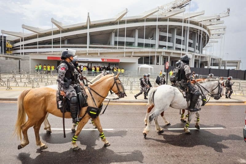 PM define esquema de segurança com 1.400 policiais para o clássico entre Remo e Paysandu