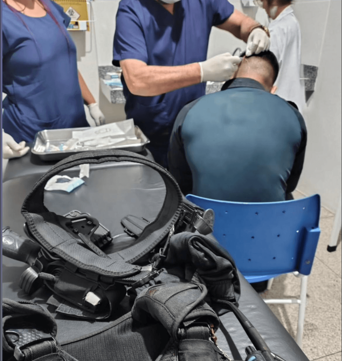 PM é atacado com faca durante ocorrência em Ananindeua; suspeito morreu