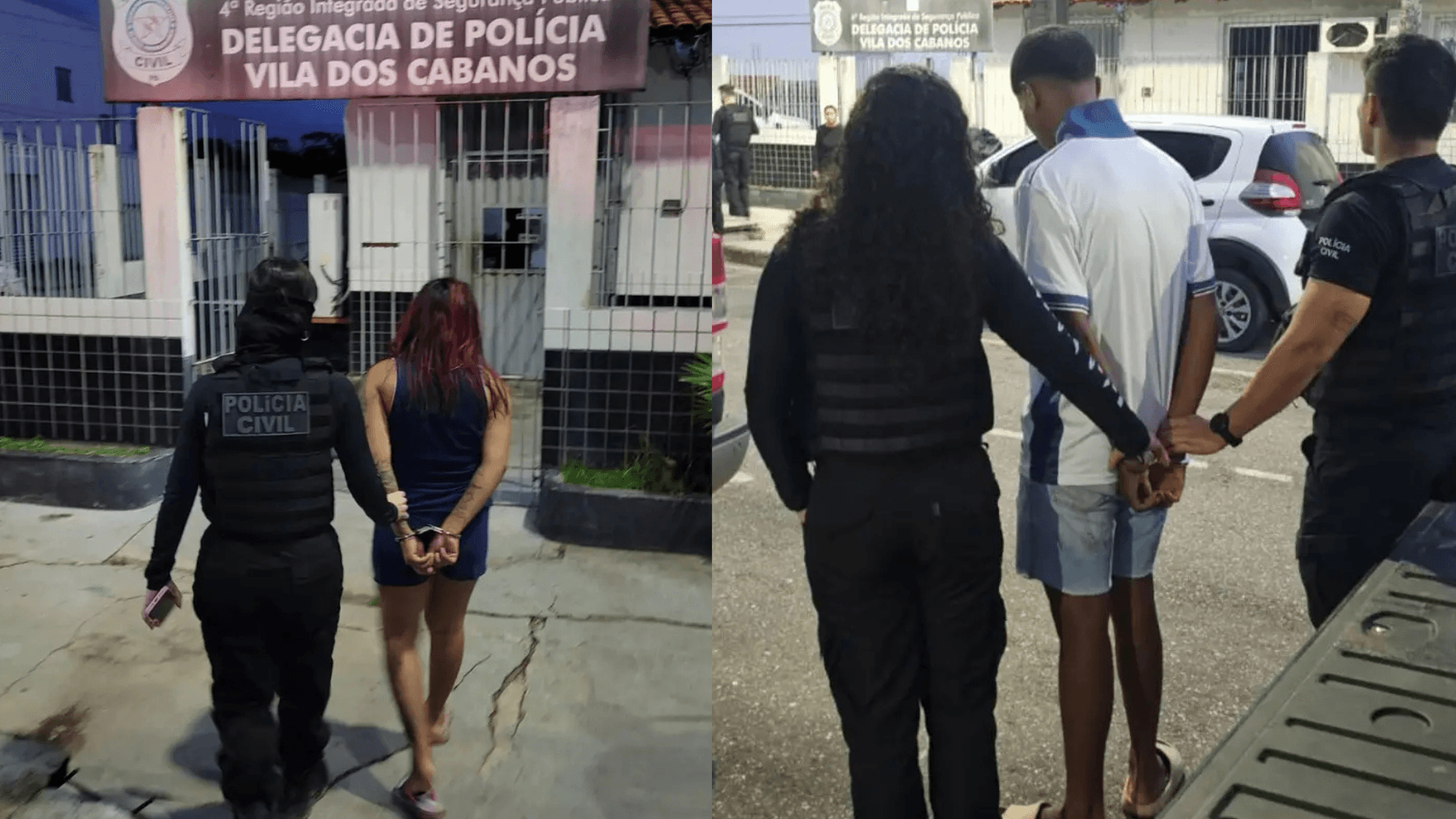 Polícia Civil prende integrantes do Comando Vermelho suspeitos de violência e cárcere privado na Grande Belém