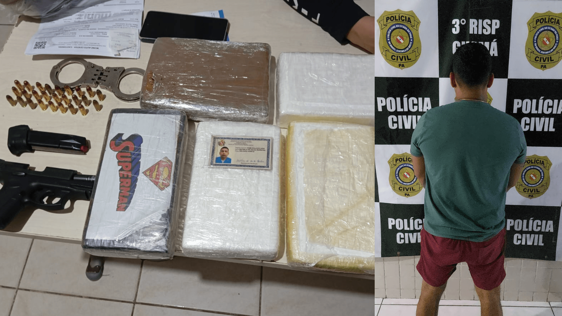 Policial Militar é preso em flagrante por tráfico de drogas em Castanhal