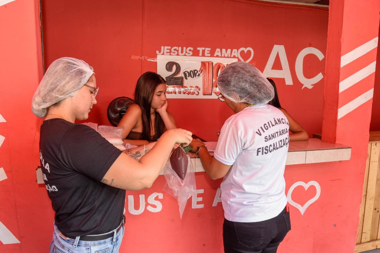 Prefeitura de Ananindeua intensifica fiscalização em pontos de venda de açaí após casos de Doença de Chagas