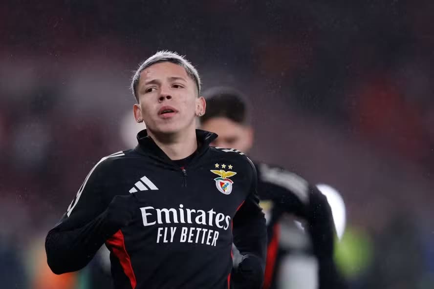 Prestianni, do Benfica, é suspenso preventivamente pela Uefa após ser acusado de racismo por Vini Jr.