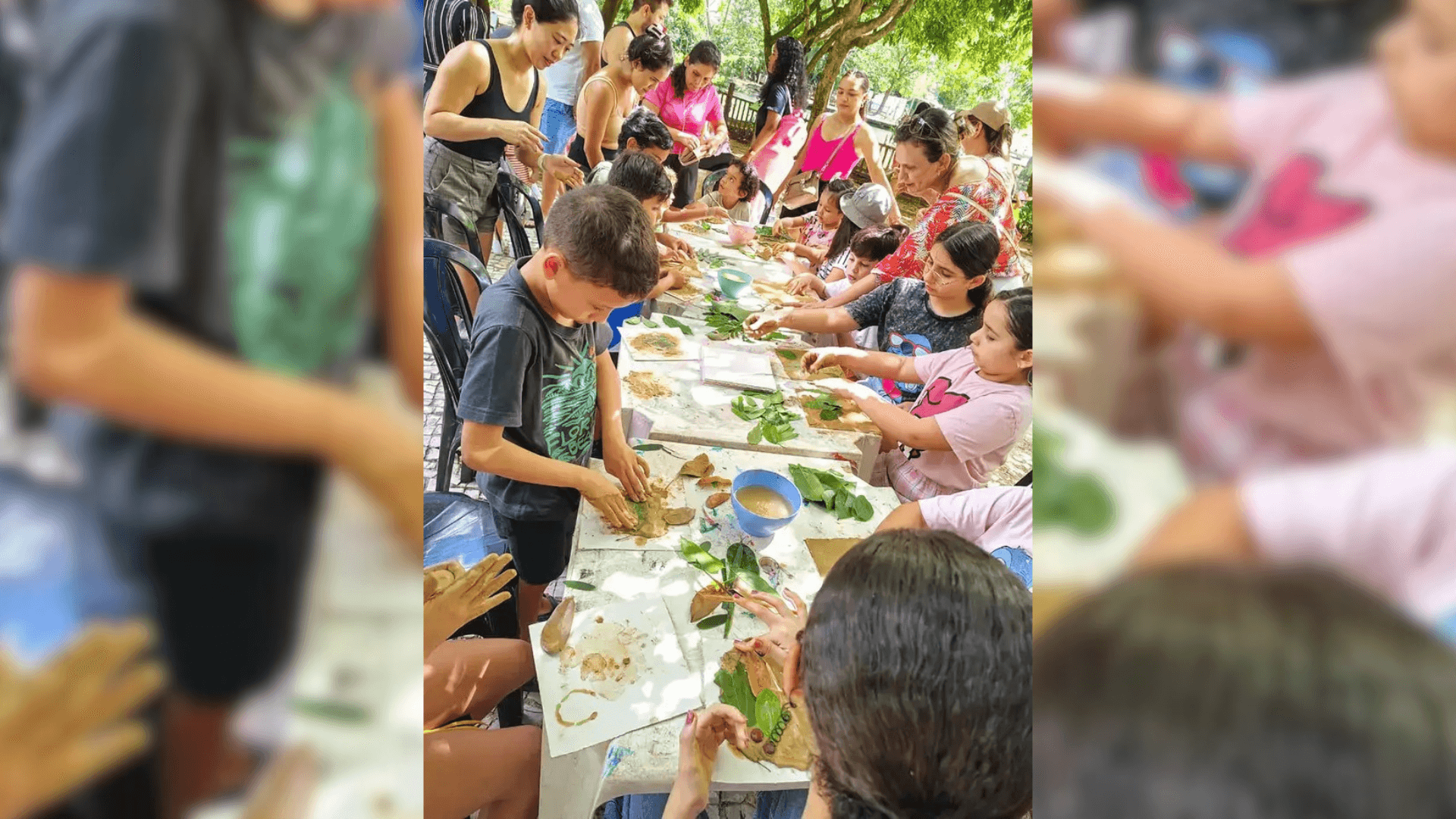 Projeto Ecoarte promove oficina de argilas naturais para crianças no Mangal das Garças; confira a programação