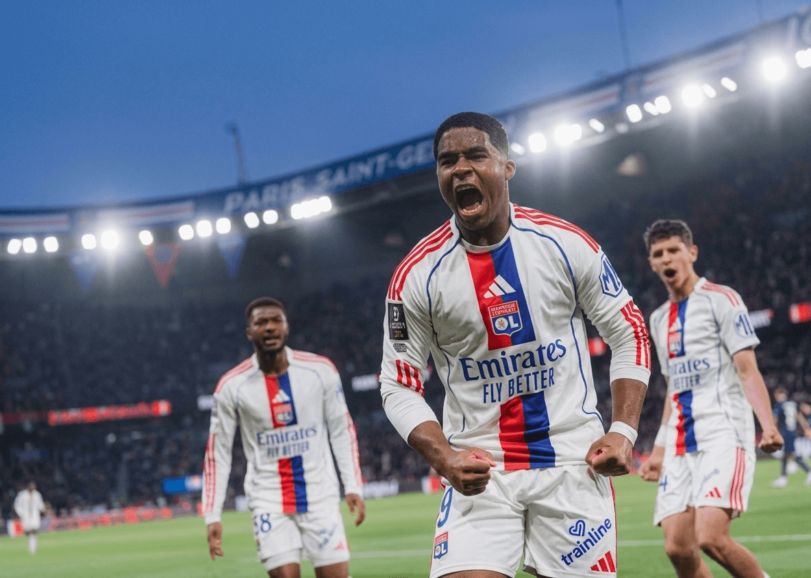 Provocação? Hakimi reprova comemoração de Endrick em clássico entre Lyon e PSG