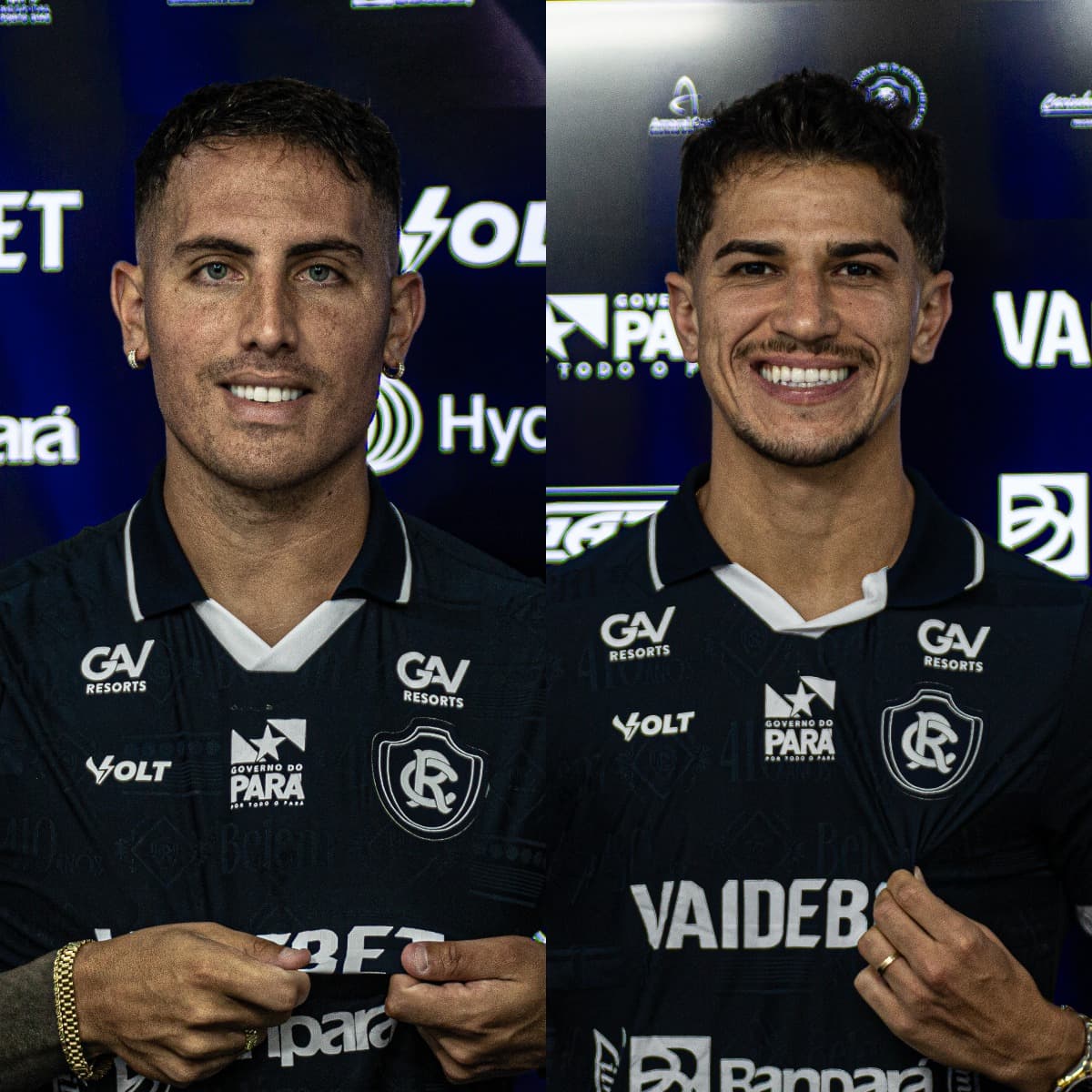 Remo apresenta oficialmente Vitor Bueno e Braian Cufré
