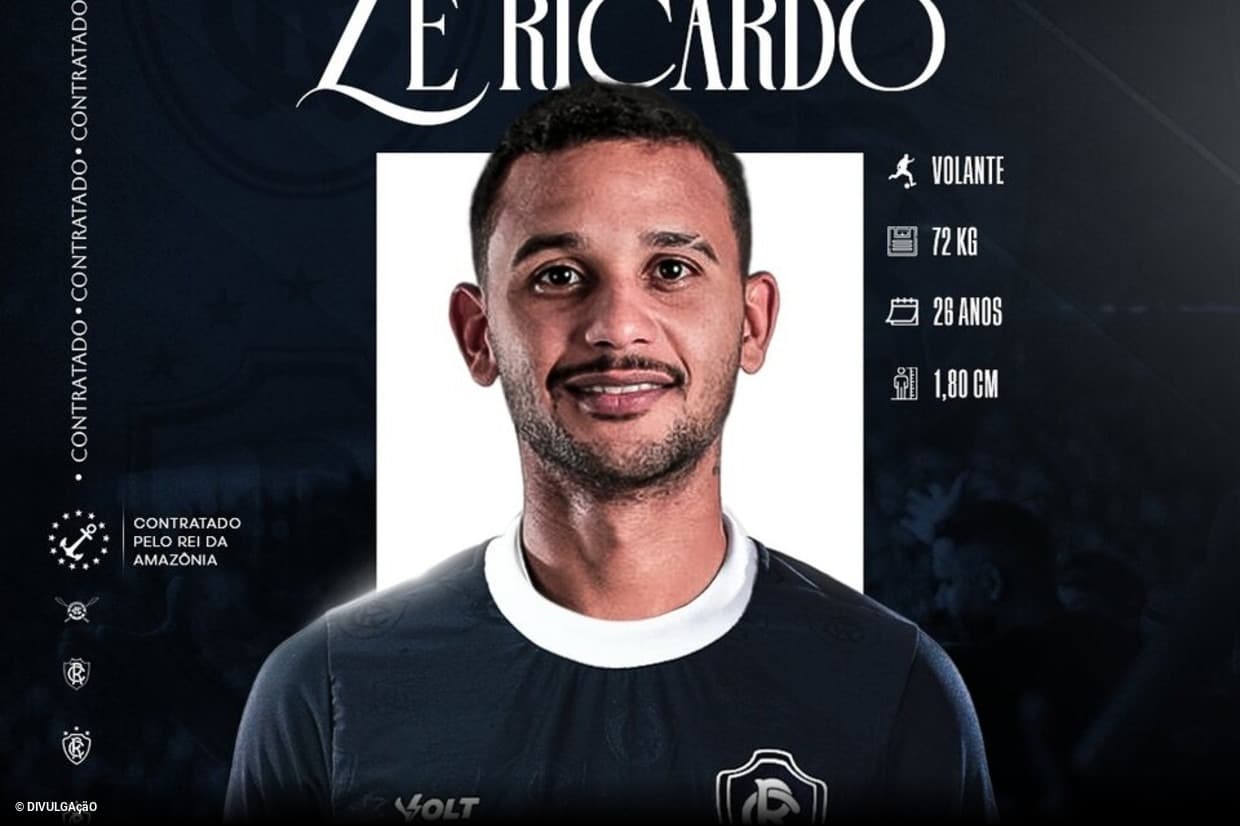 Remo oficializa contratação do volante Zé Ricardo para a temporada 2026