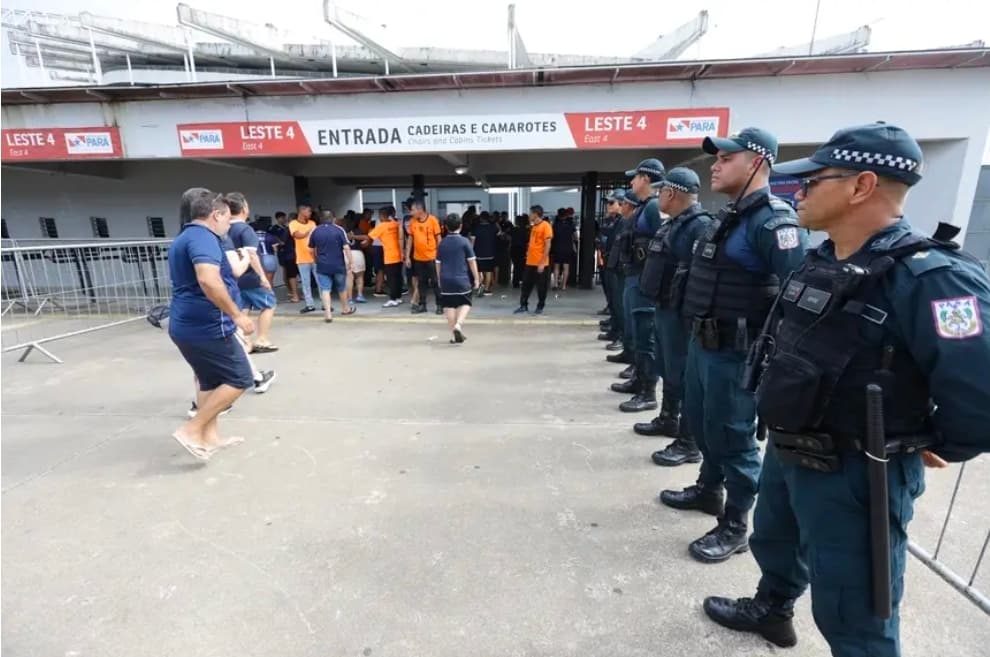 Remo x Palmeiras: autoridades montam esquema especial de segurança para jogo em Belém