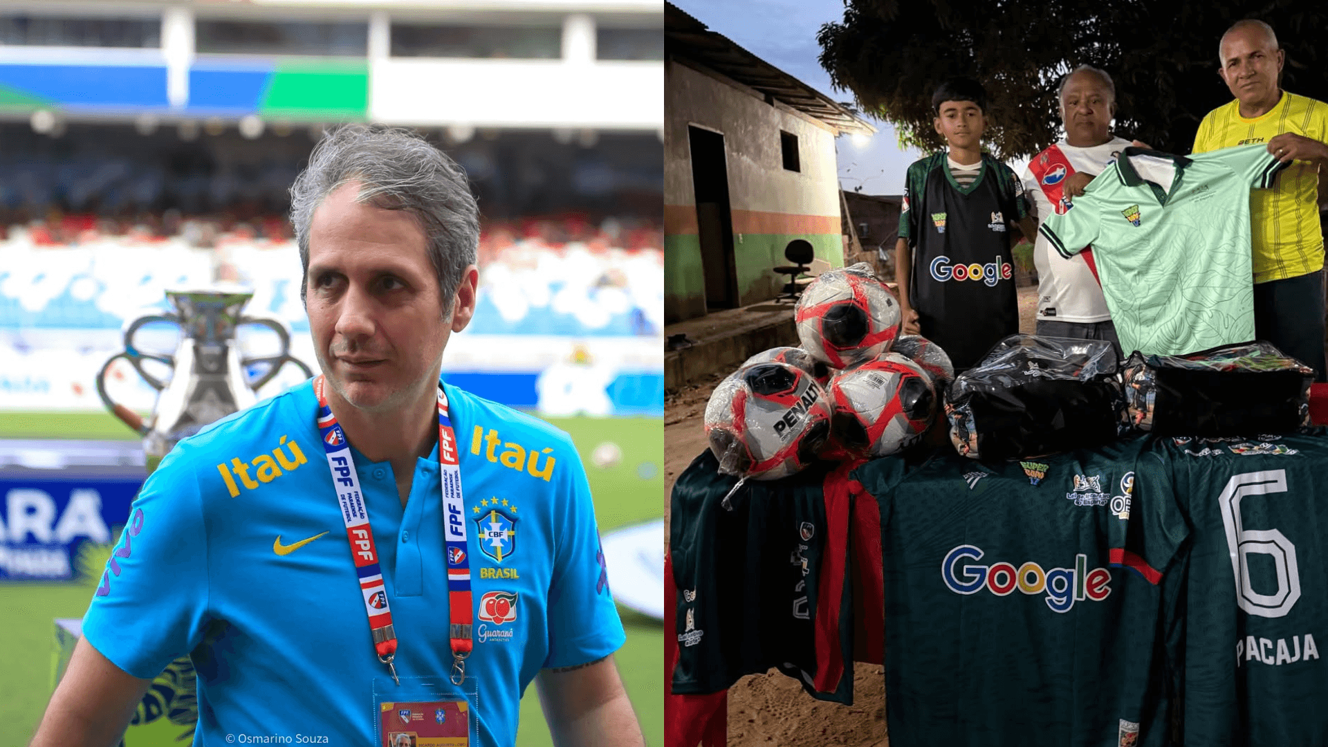 Ricardo Gluck Paul celebra apoio de uma das maiores marcas do mundo ao futebol comunitário: "capítulo inesquecível na história do futebol paraense"