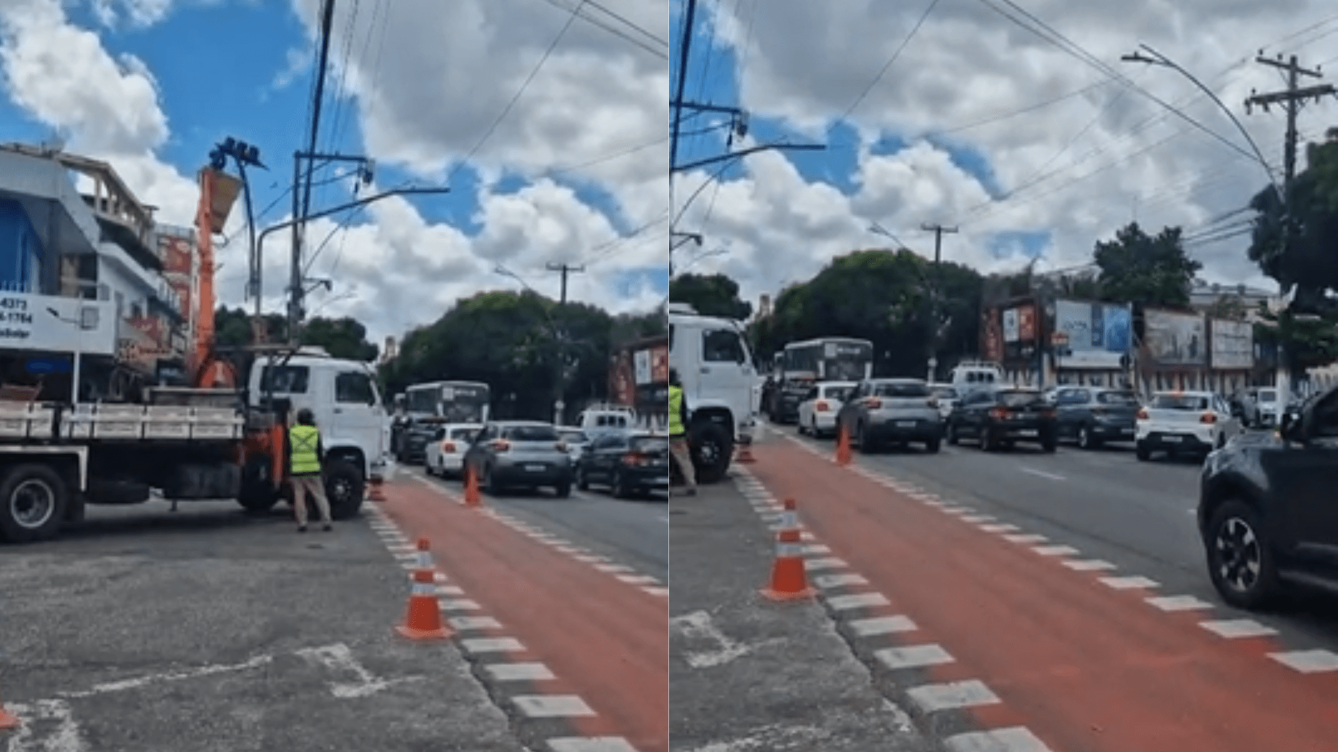 Segbel instala semáforo após sequência de acidentes com ciclistas na Senador Lemos