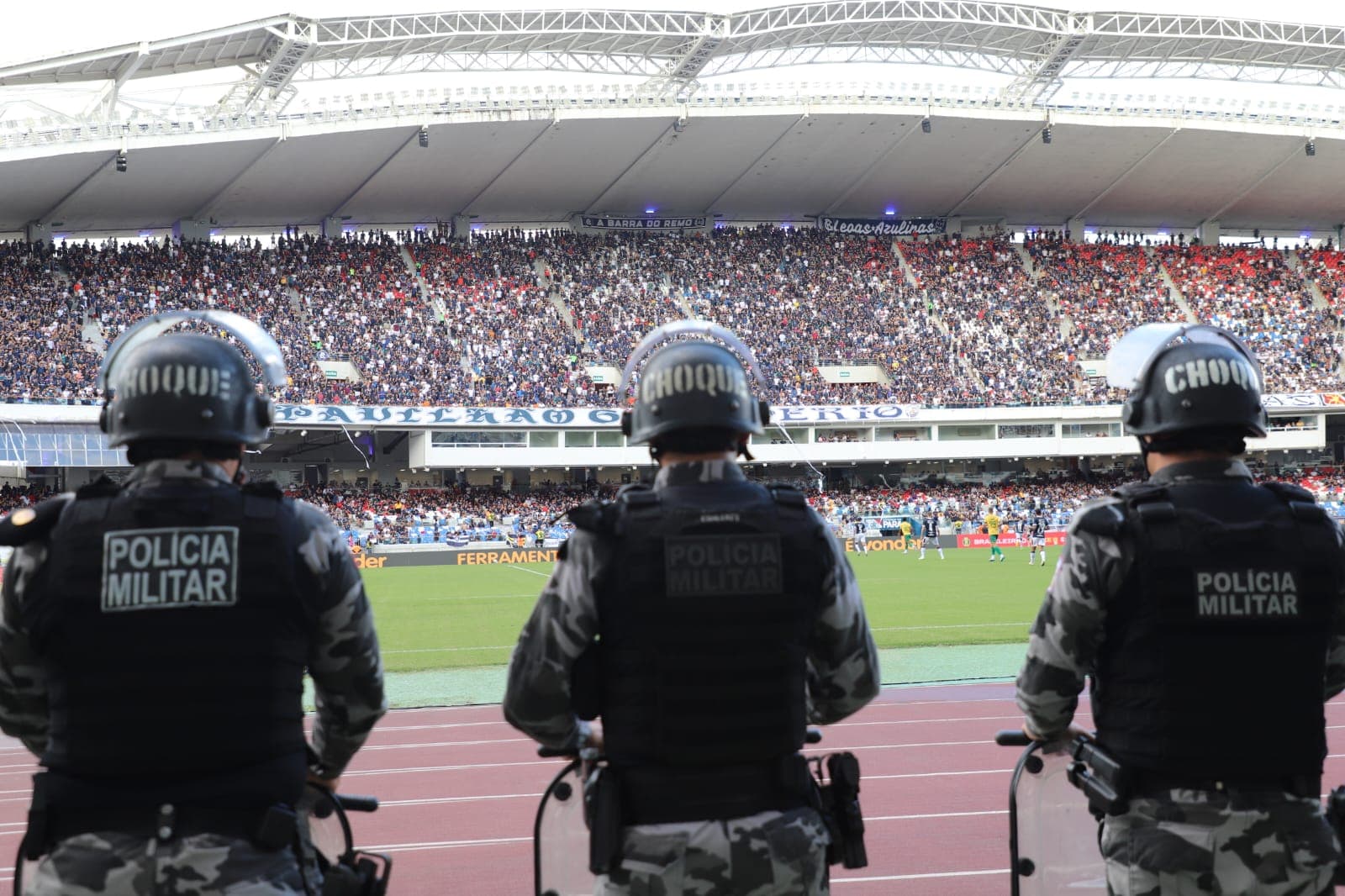 Segurança no Mangueirão: 800 agentes e biometria facial marcam jogo do Remo contra o Internacional