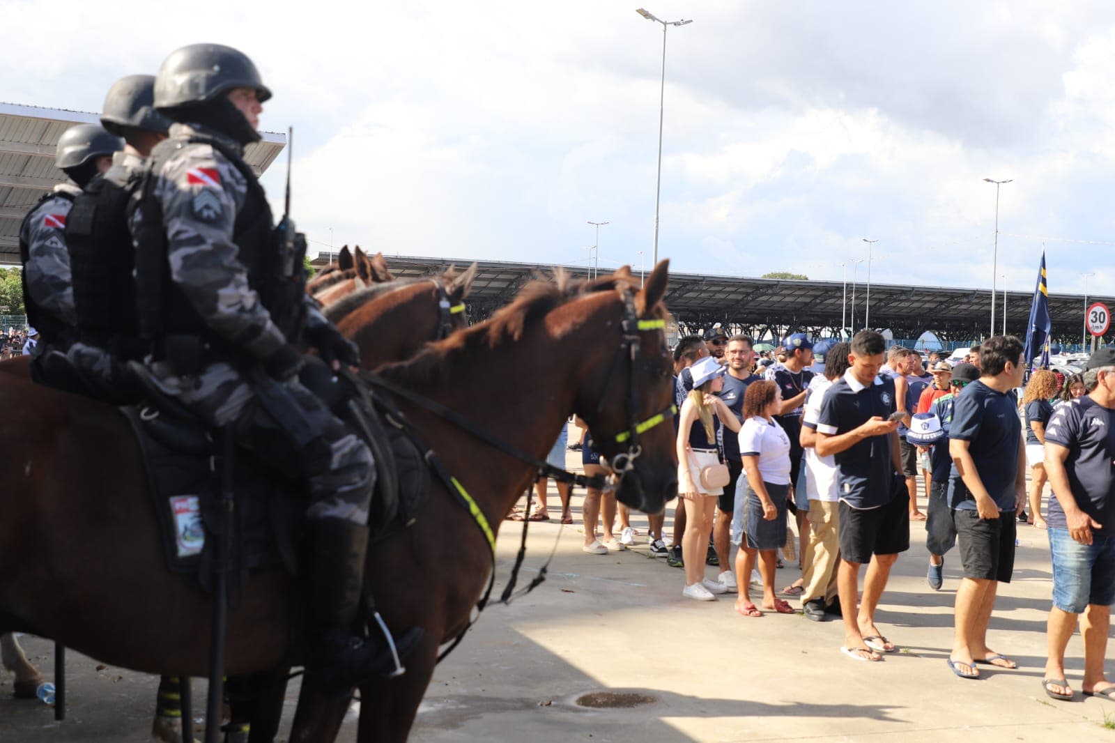 Segurança no Mangueirão: 800 agentes e biometria facial marcam jogo do Remo contra o Internacional