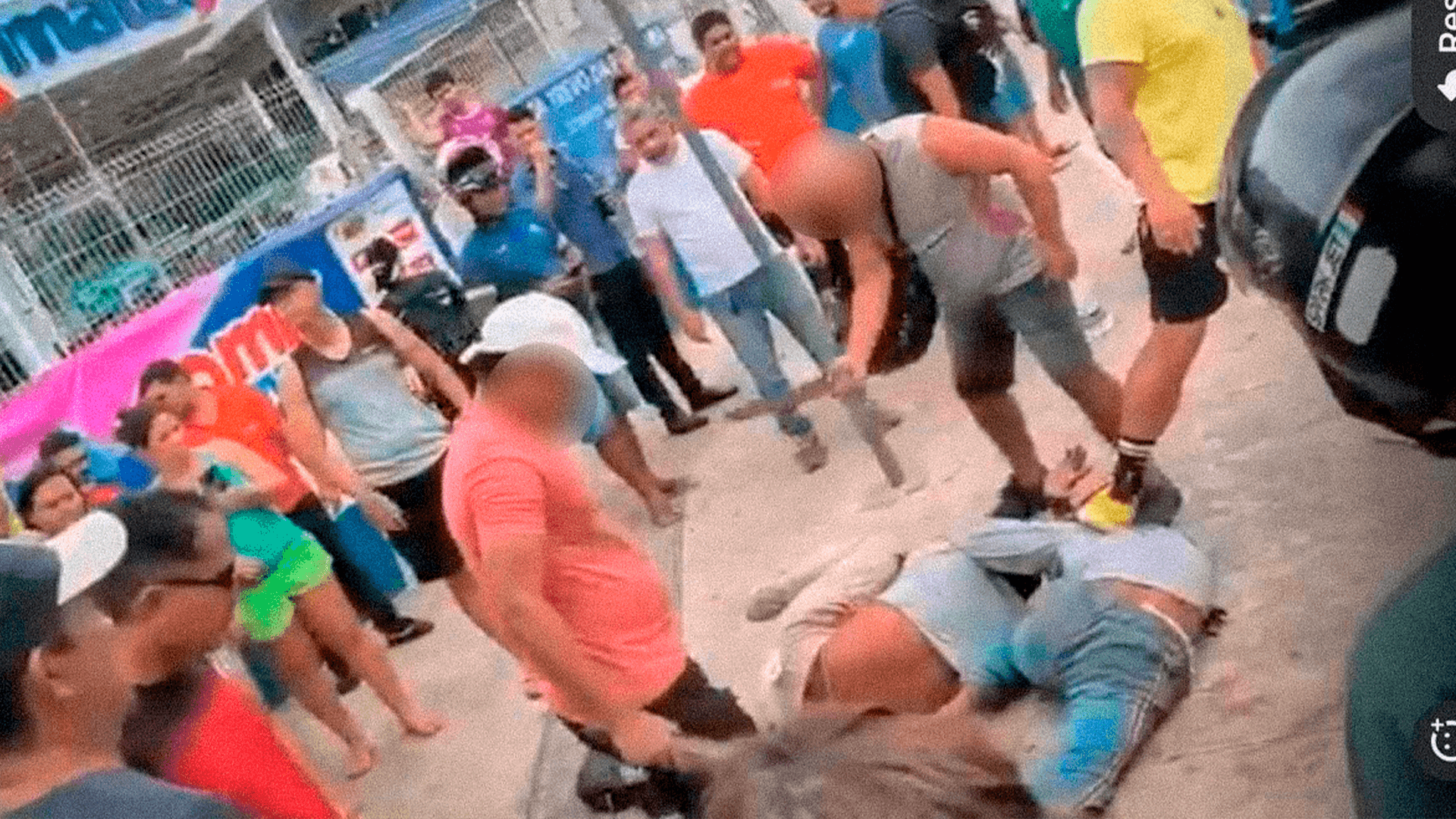 Suspeitos de assalto são agredidos por populares após esfaquearem mulher em Belém