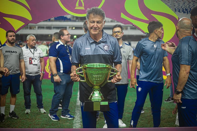 Técnico do Remo avalia triunfo na Supercopa e projeta elenco para disputar Série A: 'Buscar reforços'