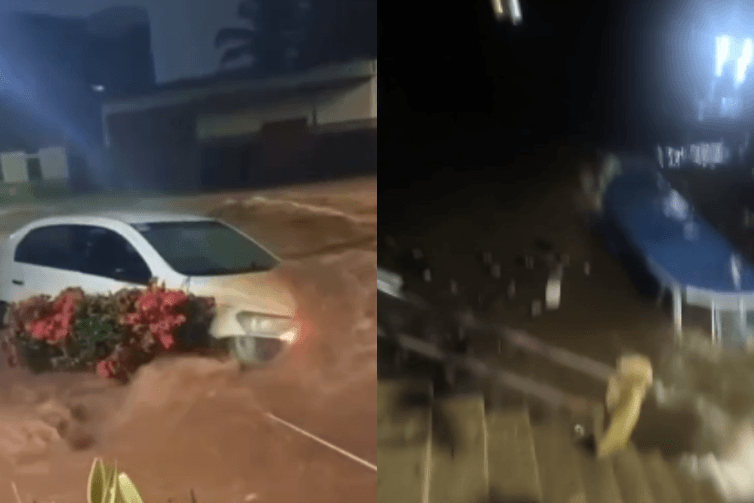 Temporal causa alagamentos e deixa rastro de prejuízos em Santarém