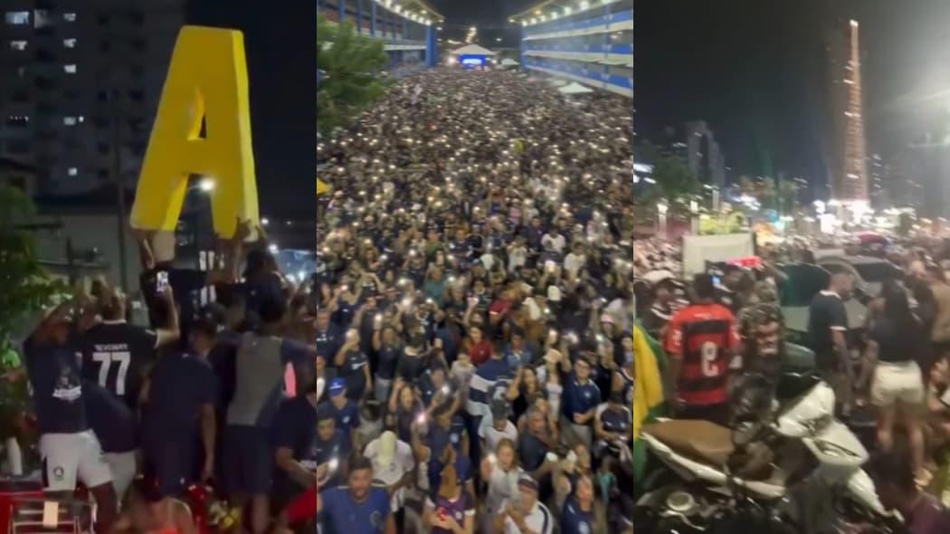 Torcida do Remo invade ruas de Belém e celebra acesso histórico para Série A; veja como foi