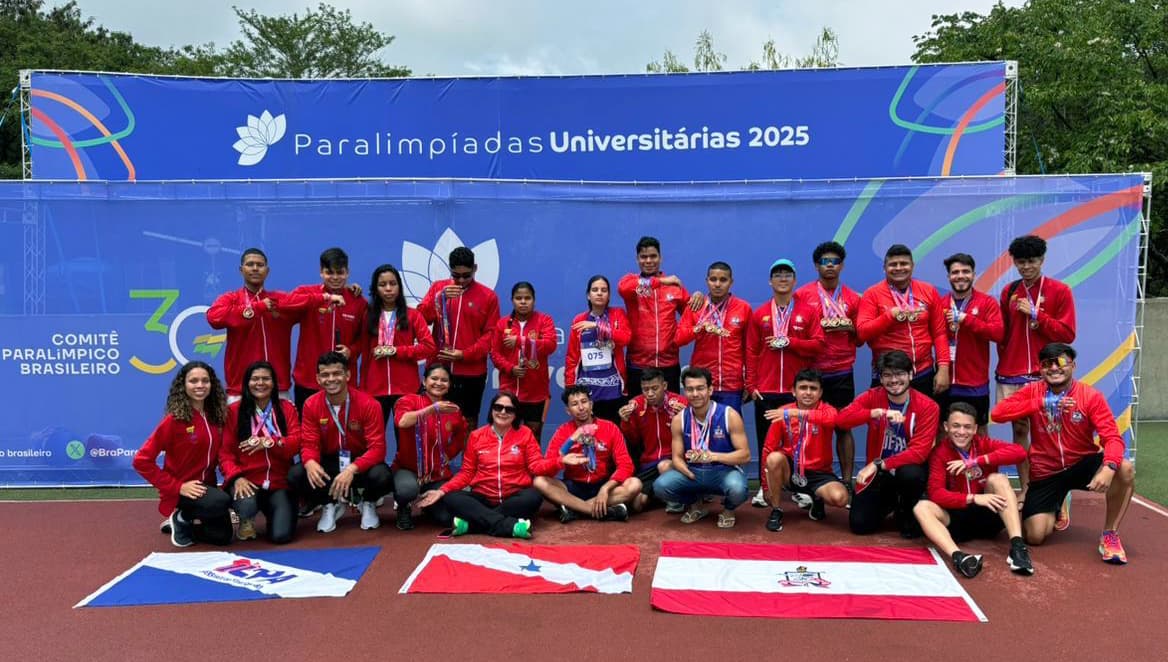UFPA conquista 18 medalhas e fica em 1º lugar nas Paralimpíadas Universitárias