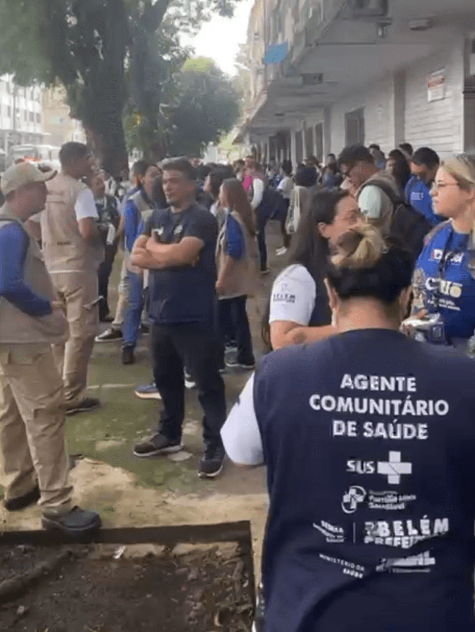 Vídeo: Agentes Comunitários de Saúde de Belém protestam na Av. José Malcher cobrando pagamento do IFA