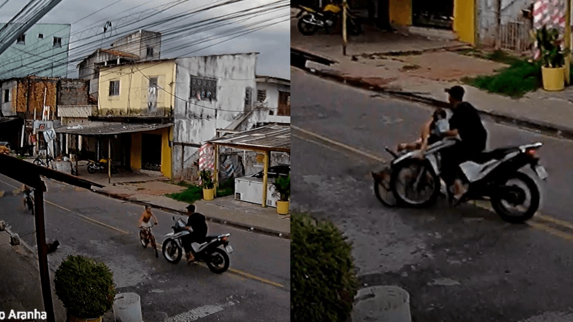Vídeo: criança é atropelada por motociclista no bairro do Guamá e segue internada em hospital