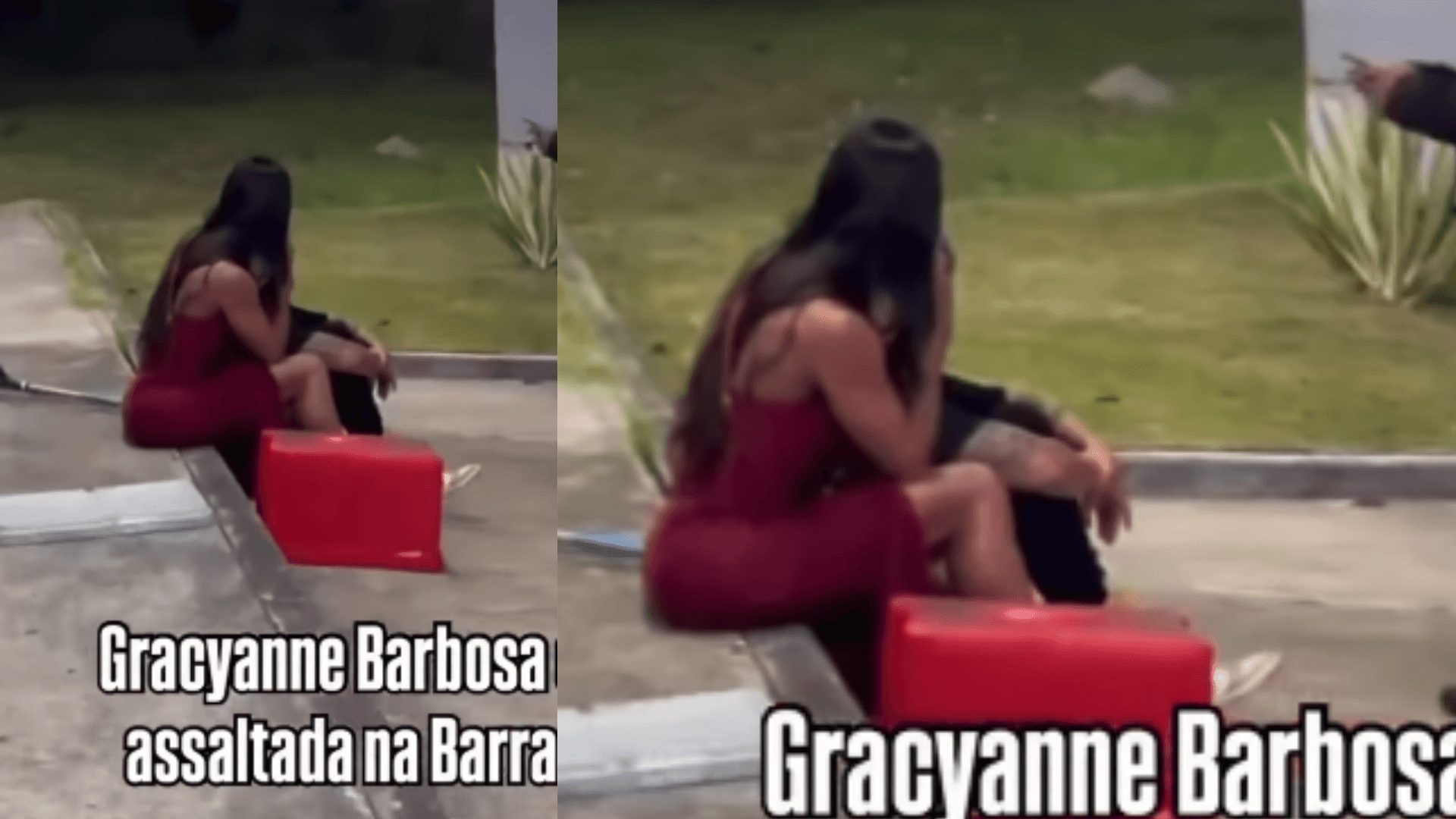 Vídeo: Gracyanne Barbosa é assaltada e tem carro levado por criminosos
