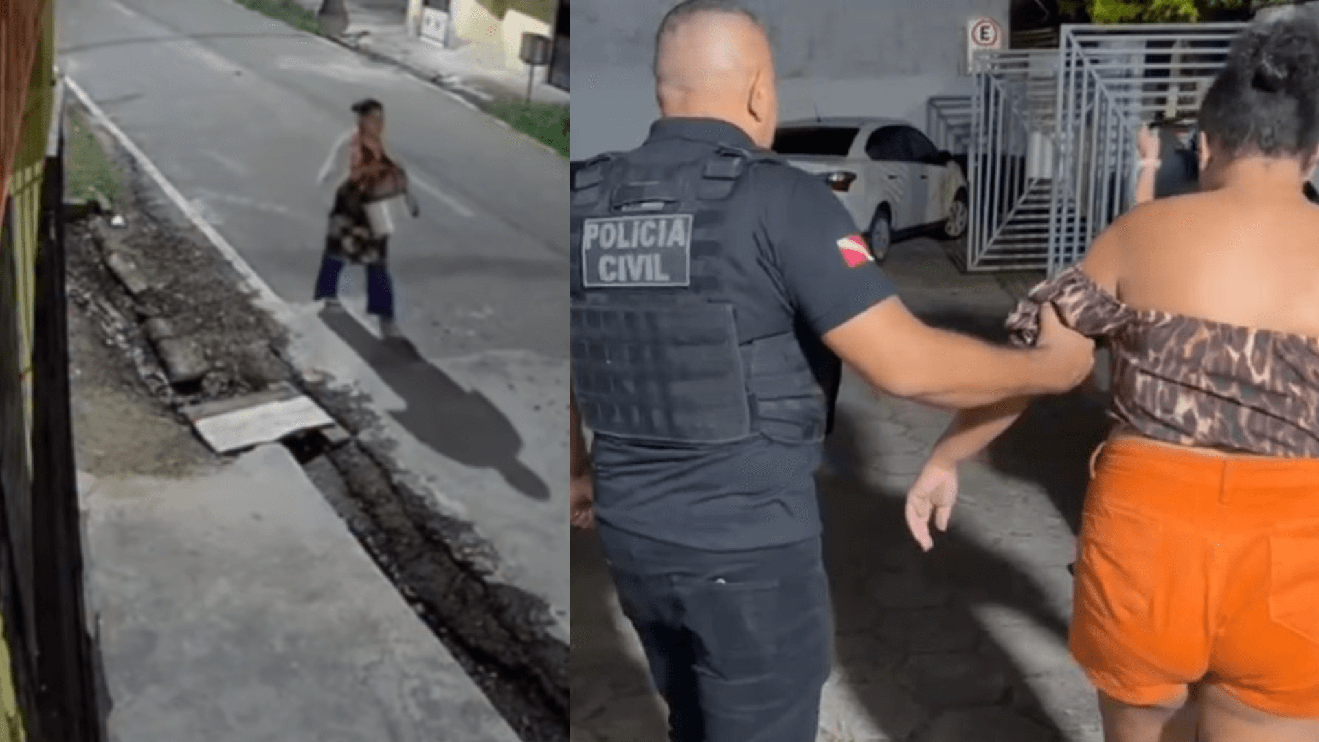 Vídeo: mulher abandona bebê recém-nascido em Ananindeua e é presa pela polícia
