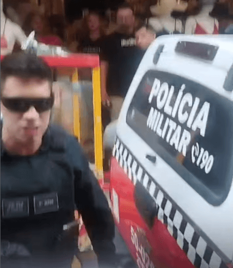 Vídeo: Trabalhador é agredido por policial no Comércio, em Belém