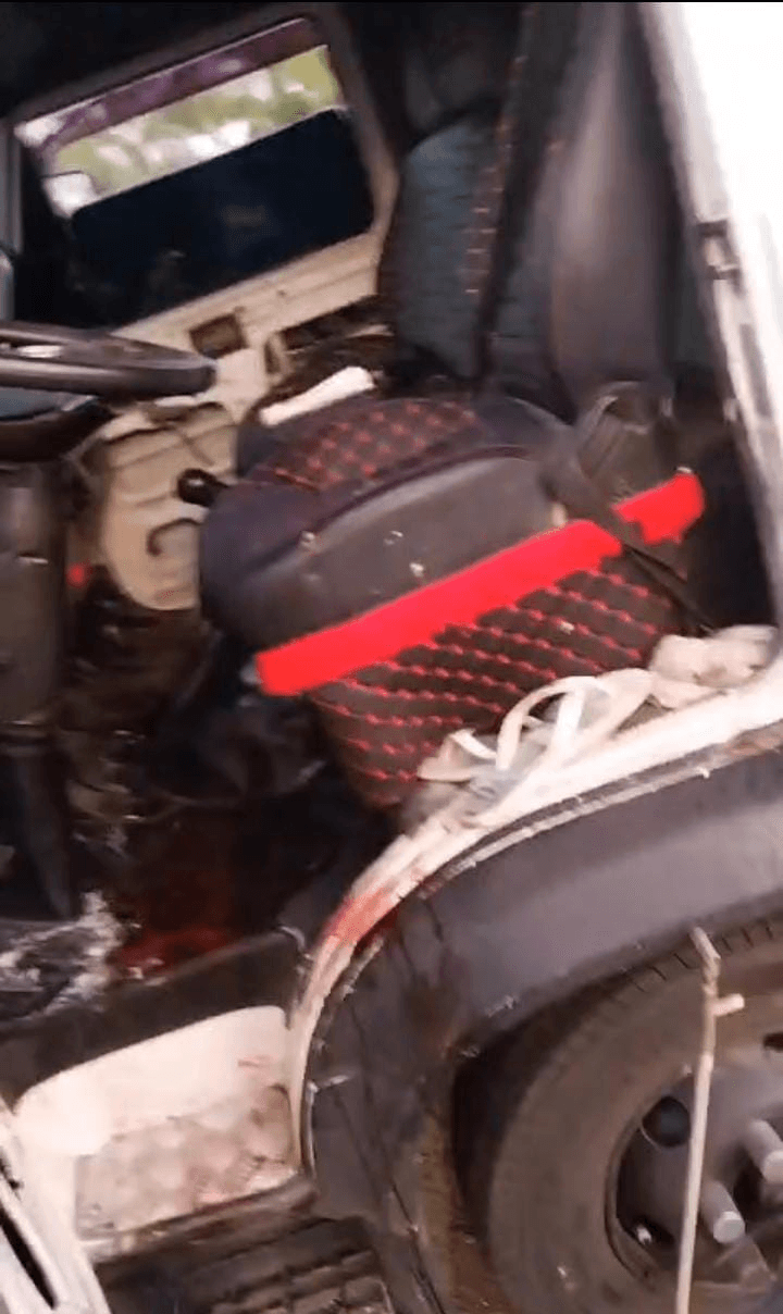 Vídeo: trabalhador fica ferido após caminhão ser atingido por tiros na Alça Viária